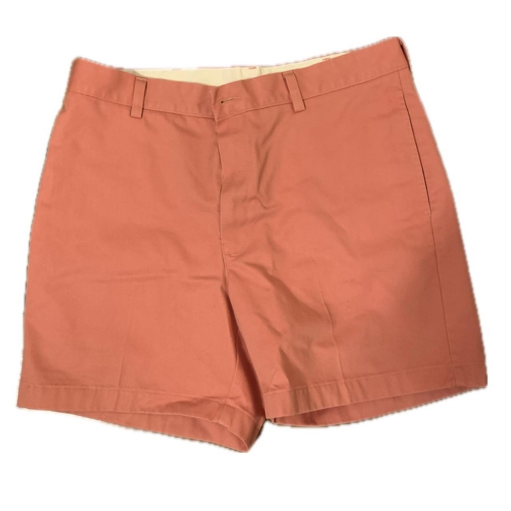 L.L. Bean Men's Flat Front Shorts - Coral